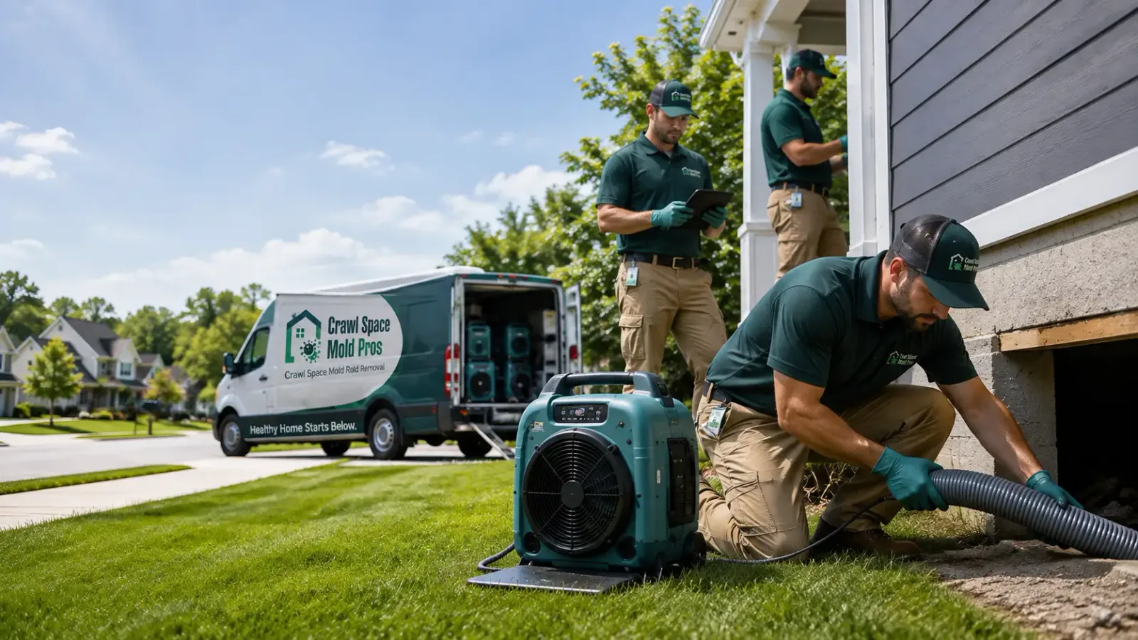 Crawl Space Mold Removal in East Brady, PA